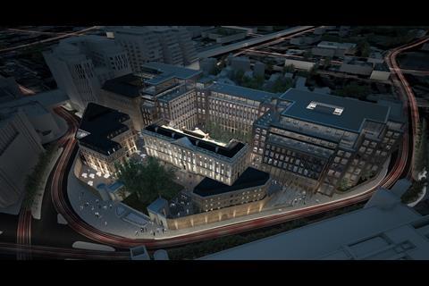 Royal Mint Court aerial